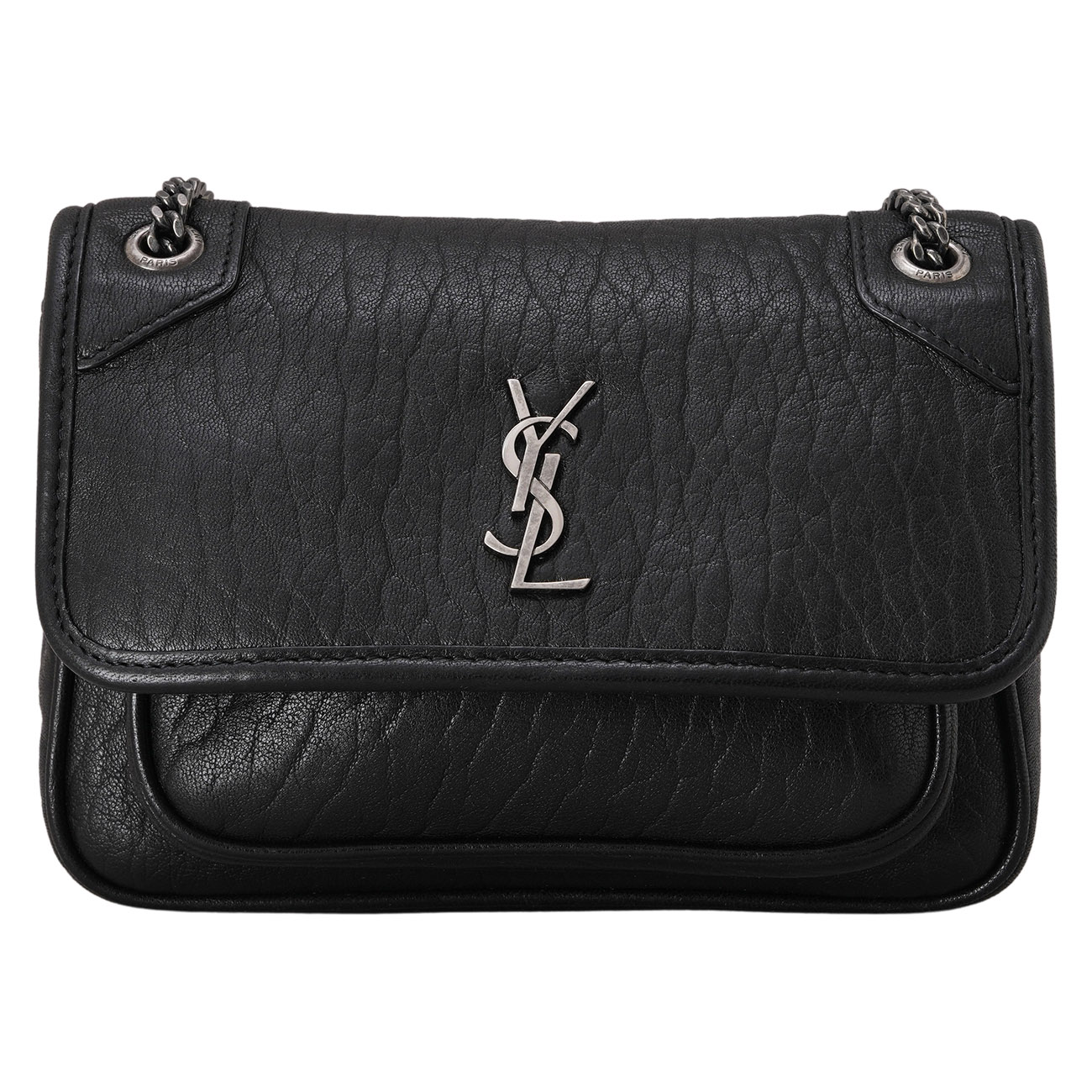 YVES SAINT LAURENT(USED)생로랑 828736 램스킨 니키 미니 숄더백